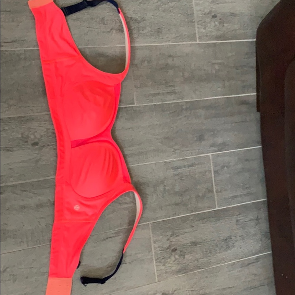 neon pink bra